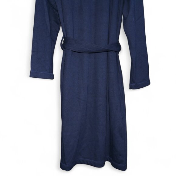 Ugg Men's Luxury Robe Pockets Navy Blue Men's Size M/L Heavyweight Thermal Warm - Picture 11 of 12